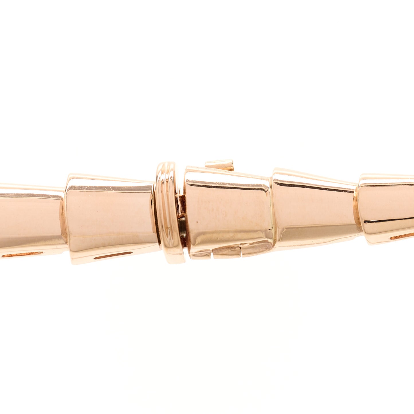 18K Rose Gold Diamond Serpenti Viper Choker Necklace