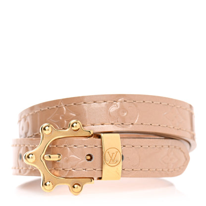 Louis Vuitton Vernis Triple Tour Bracelet Noisette 1 of 6