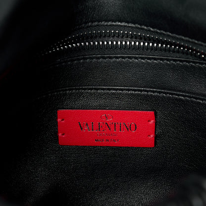 Valentino Garavani Nappa Medium Spikeme Shoulder Bag Black 7 of 11