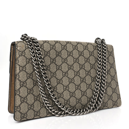 Gucci GG Supreme Monogram Small Dionysus Shoulder Bag Taupe 3 of 12