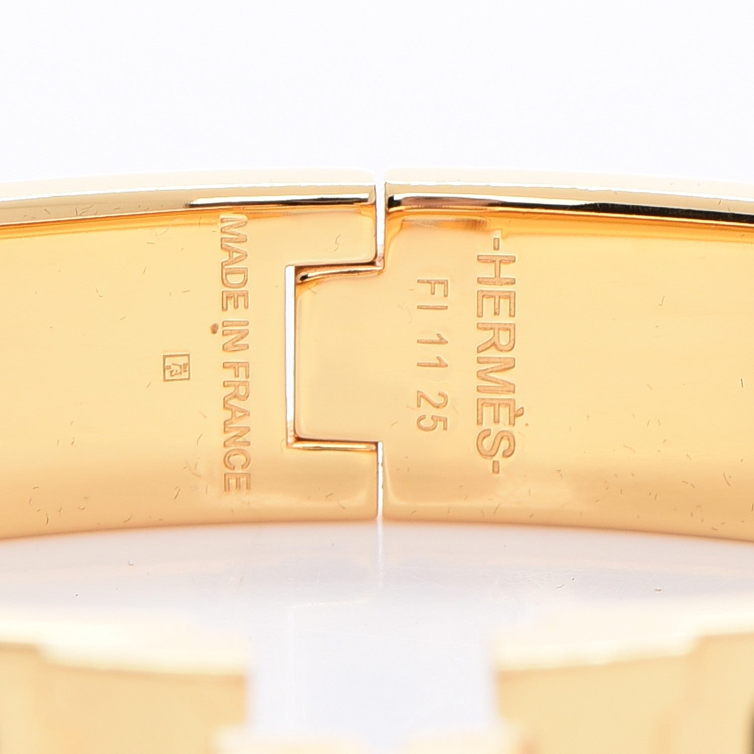 Hermes Enamel Narrow Clic Clac H Bracelet PM Black 4 of 5