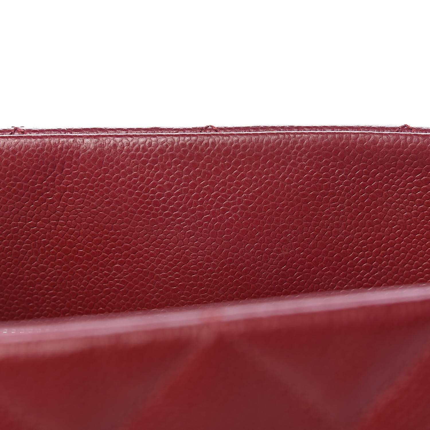 Chanel Caviar Quilted Timeless CC Soft Tote Dark Red 10 of 11
