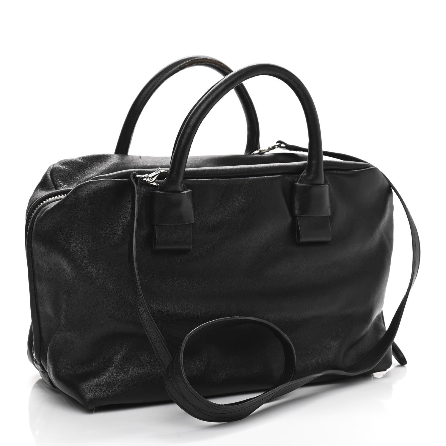 Marc Jacobs Calfskin Satchel Tote Bag Black 2 of 11