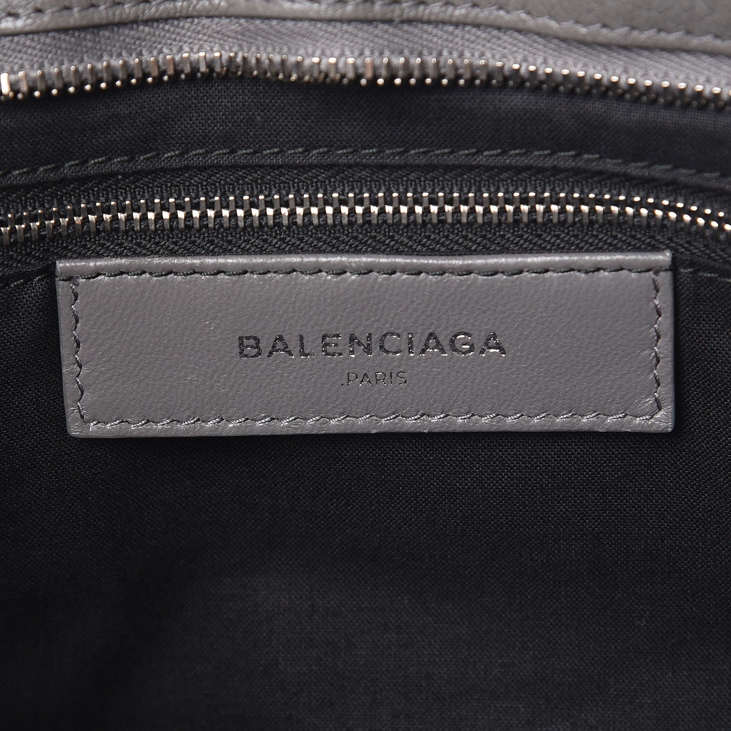 Balenciaga Chevre Silver Metallic Edge Hardware City Gris Acier 7 of 9