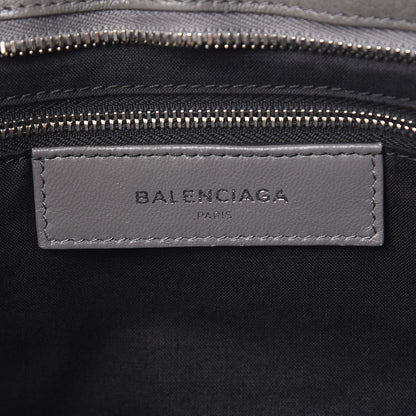 Balenciaga Chevre Silver Metallic Edge Hardware City Gris Acier 7 of 9
