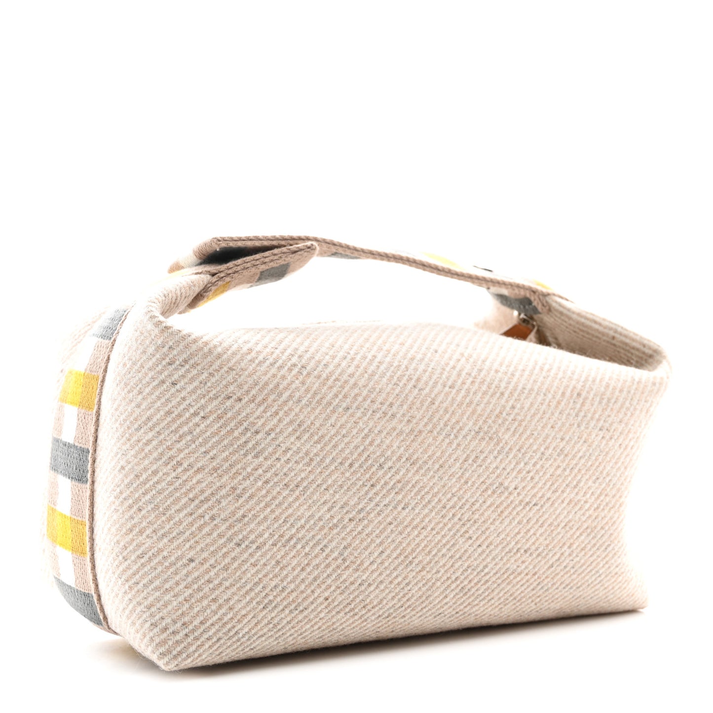 Wool Small Au Carre Bride-A-Brac Pouch Seigle