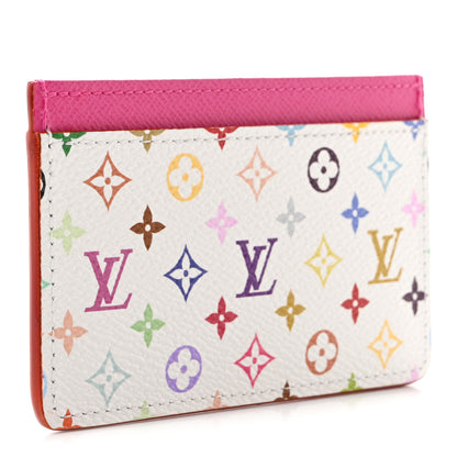 Louis Vuitton LV X TM Monogram Multicolor Card Holder Kawaii Pink 3 of 7