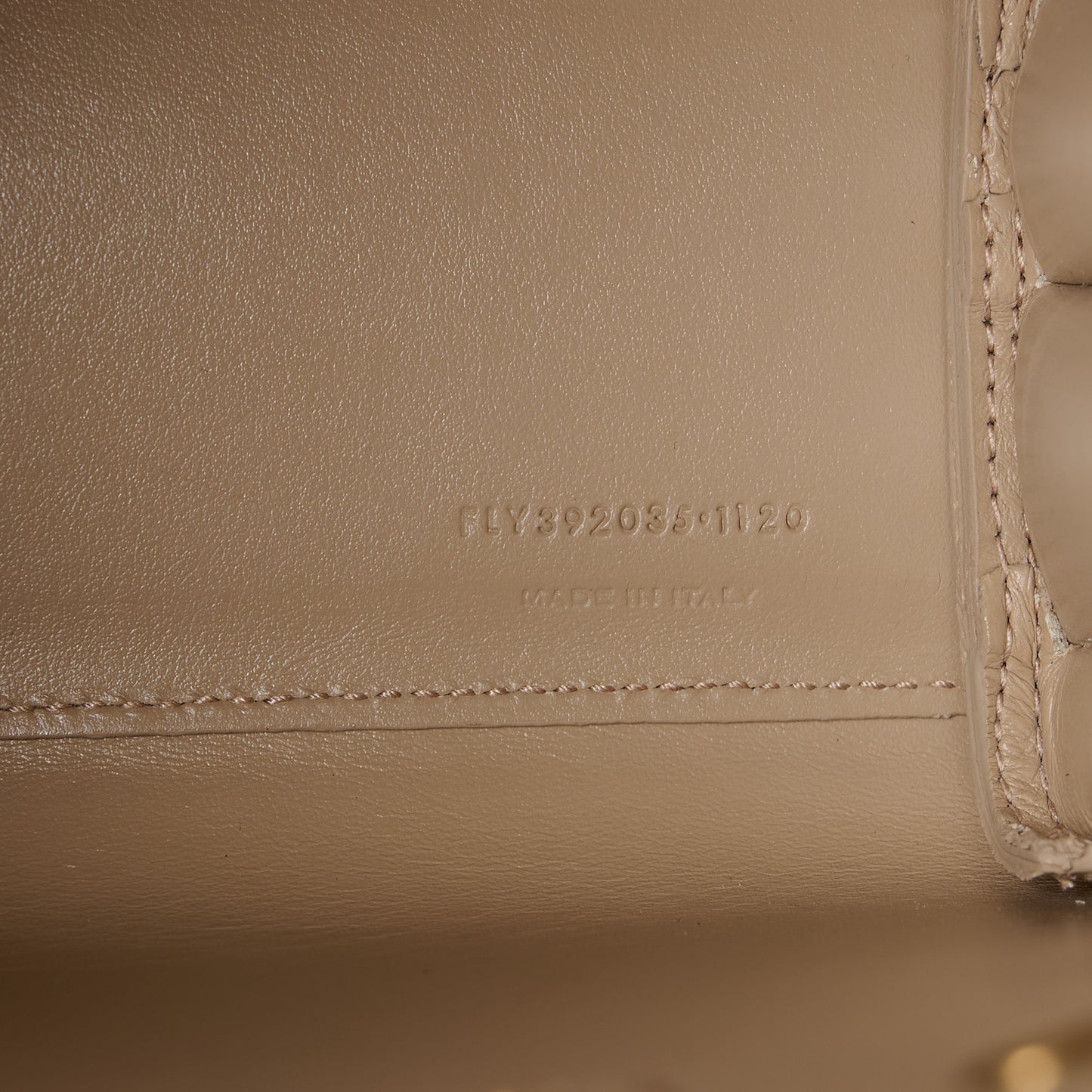 Smooth Calfskin Nano Sac de Jour Dark Beige