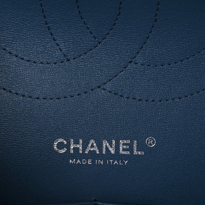 Chanel Caviar Quilted Jumbo Double Flap Blue 6 of 9