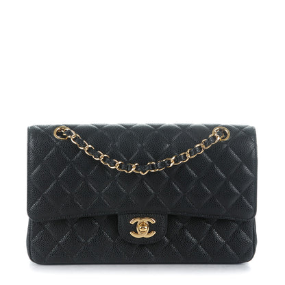 Chanel Caviar Quilted Medium Double Flap Black 1 of 8
