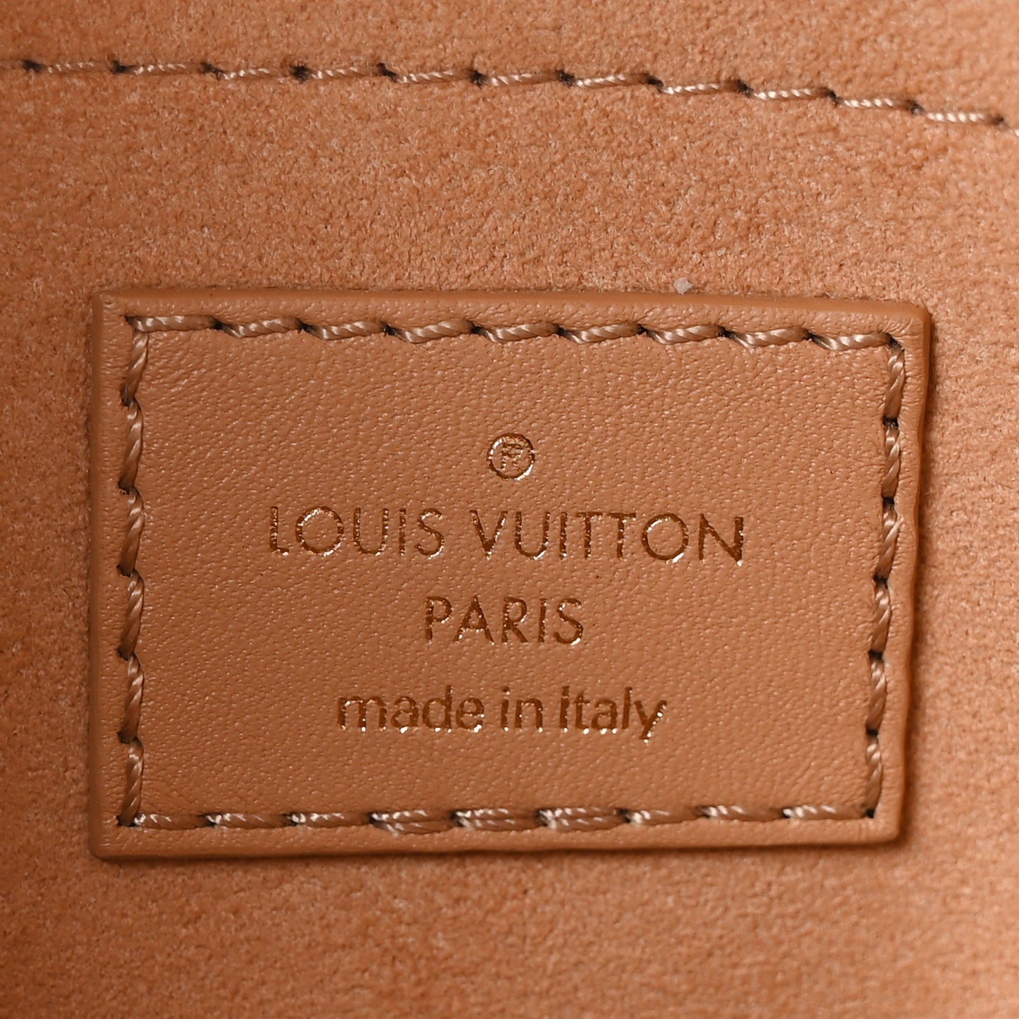 Calfskin LV New Wave Chain Bag Taupe Arizona