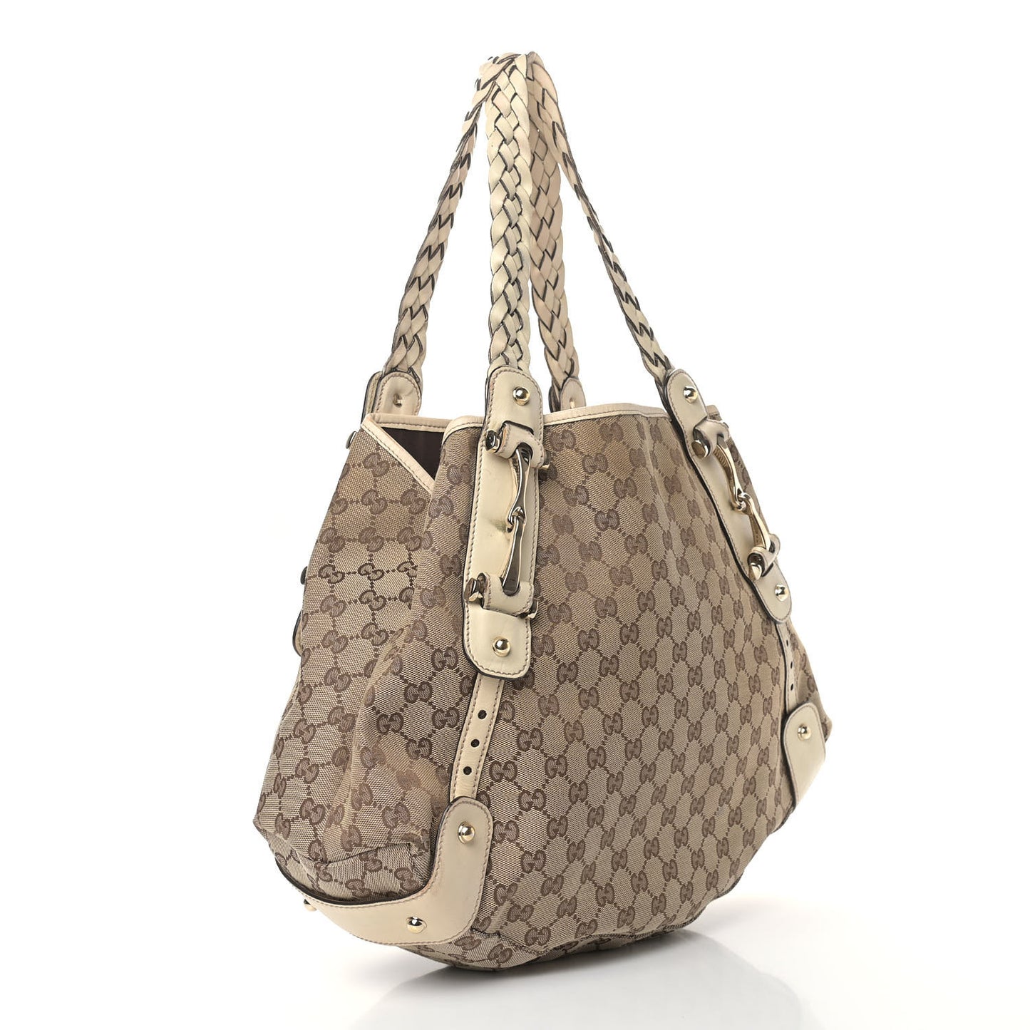 Monogram Medium Pelham Shoulder Bag Off White