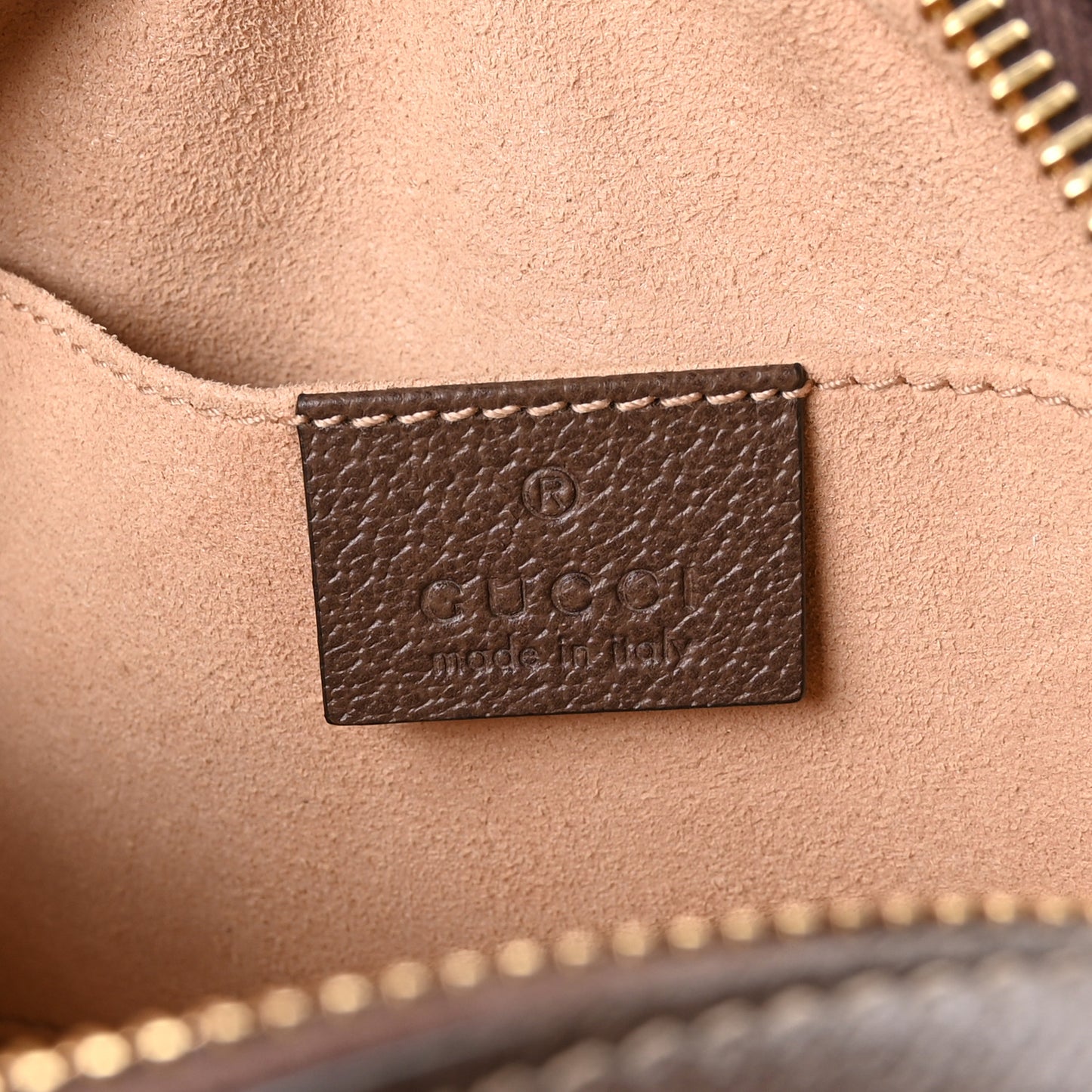 GG Supreme Monogram Web Mini Ophidia Shoulder Bag Brown