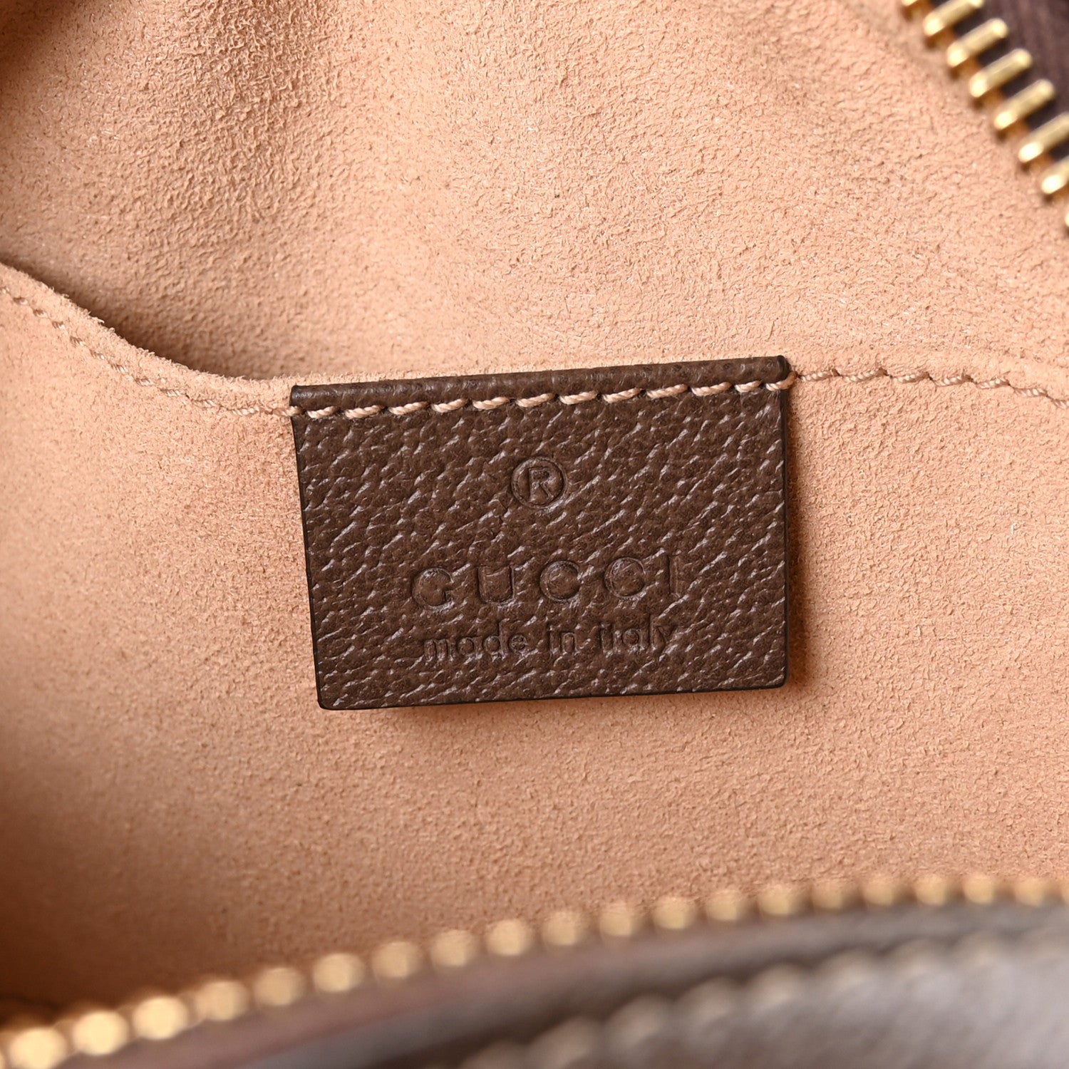 Gucci GG Supreme Monogram Web Mini Ophidia Shoulder Bag Brown 6 of 10