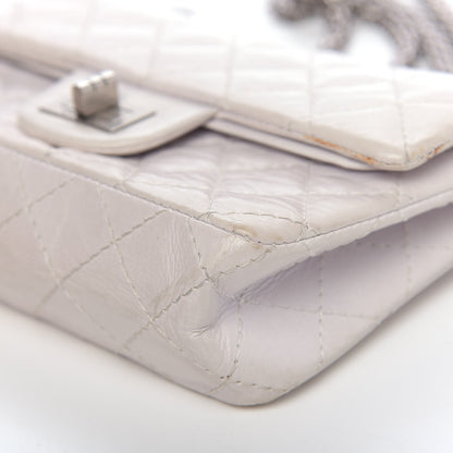 Chanel Aged Calfskin 50th Anniversary 2.55 Reissue 224 Flap White 9 of 17