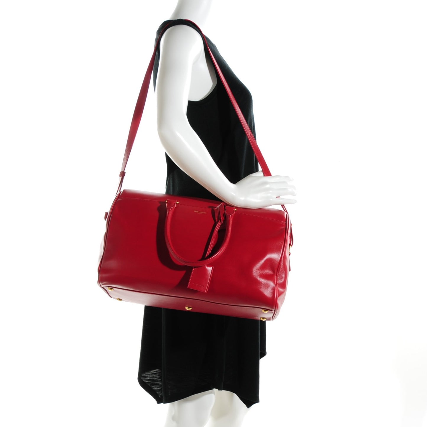 Calfskin Classic Duffle 12 Bag Red