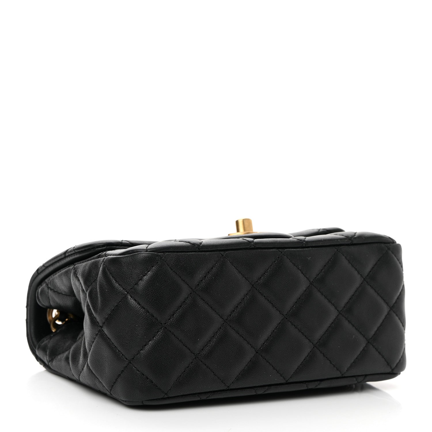 Chanel Lambskin Quilted Mini Pearl Crush Flap Black 4 of 11