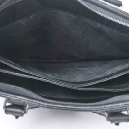 Bottega Veneta Calfskin Intrecciato Briefcase Black 4 of 10