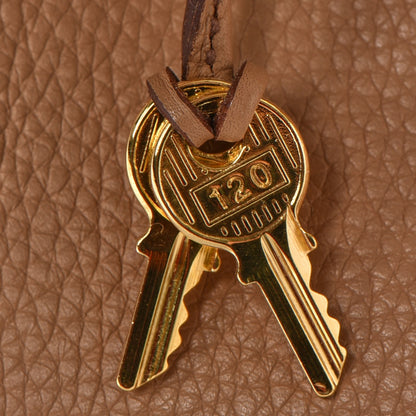 Hermes Taurillon Clemence Birkin 30 Camel Tabac 28 of 44
