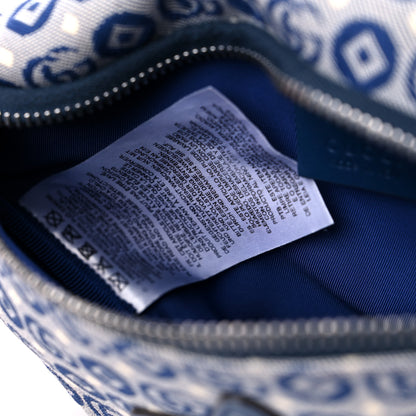 Gucci Canvas Big GG Dots Star Patch Childrens Belt Bag Blue 8 of 10