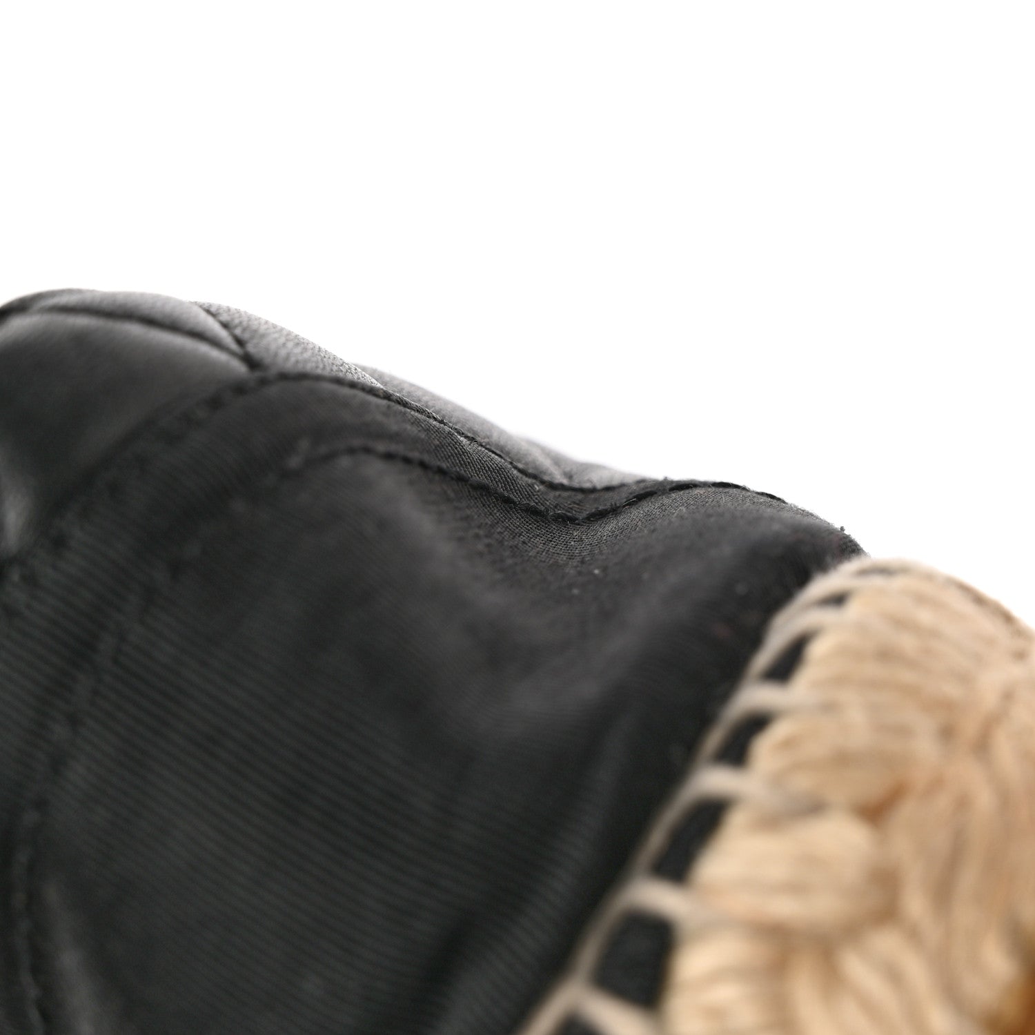 Chanel Lambskin Grosgrain Quilted CC Chain Espadrilles 39 Black 11 of 12