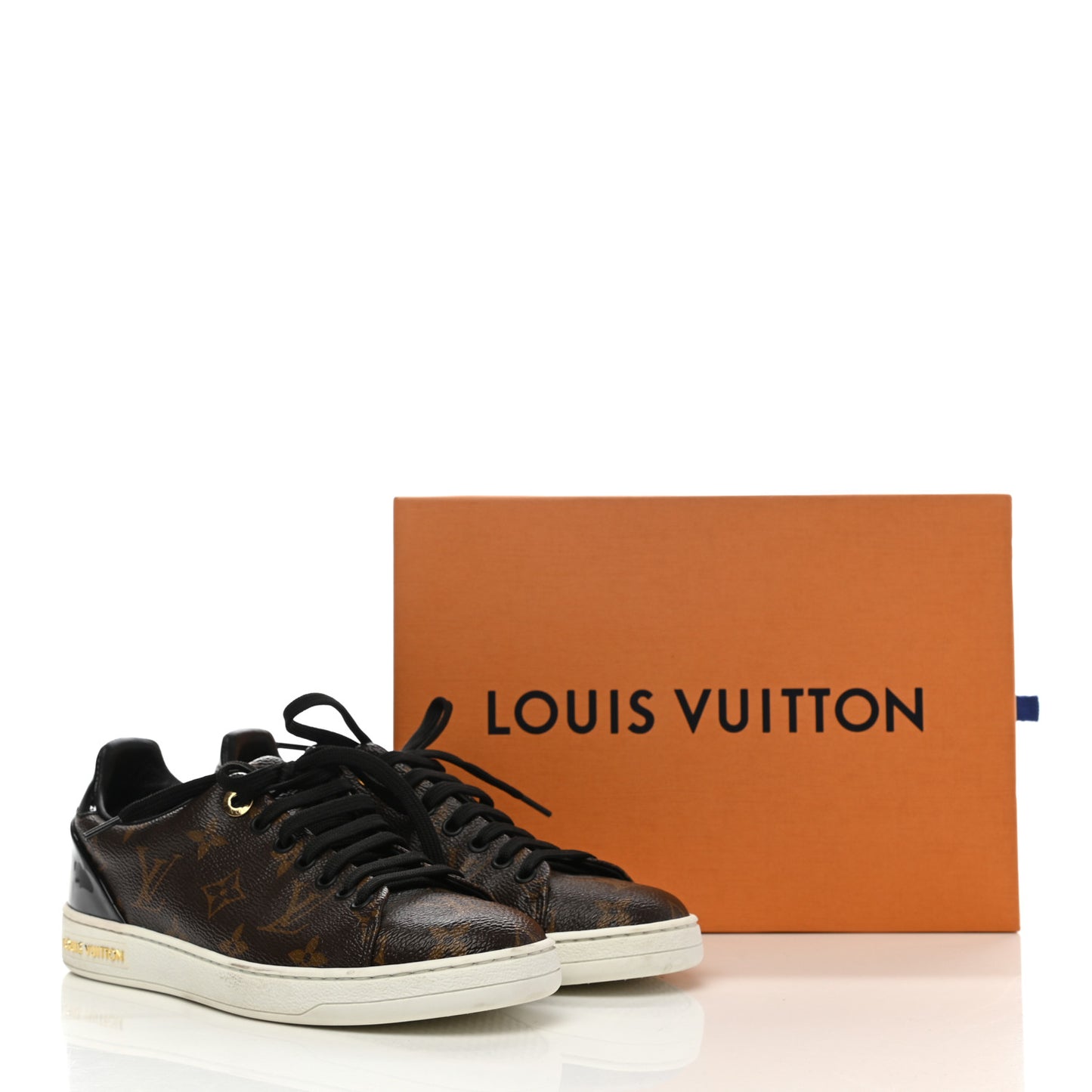 Patent Monogram Frontrow Sneakers 36