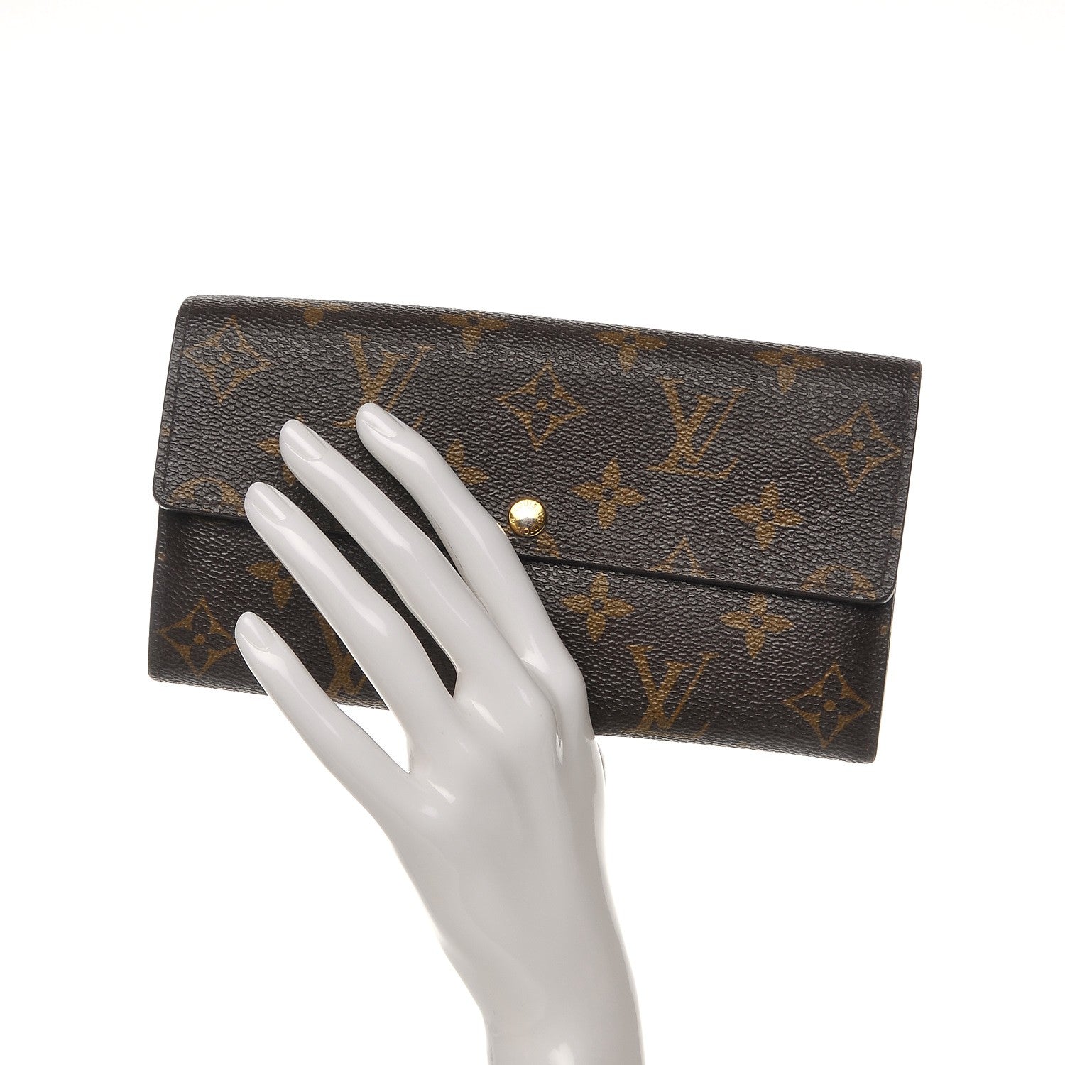 Louis Vuitton Monogram Sarah Wallet 2 of 9