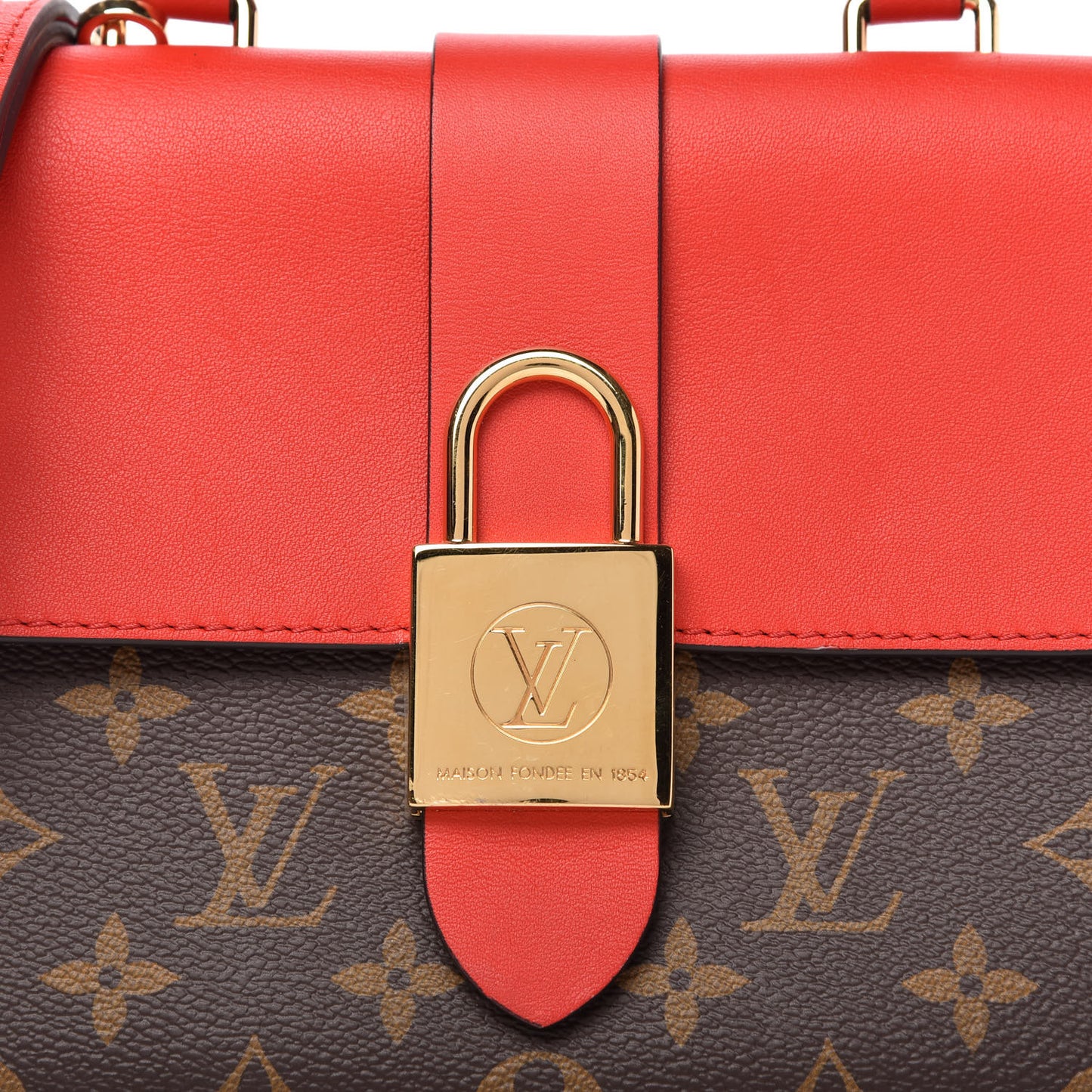 Monogram Locky BB Coquelicot