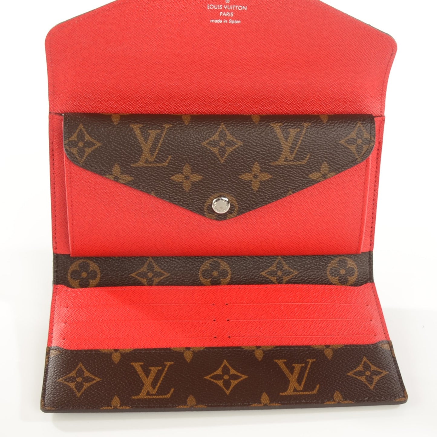 Monogram Epi Marie-Lou Long Wallet Coquelicot