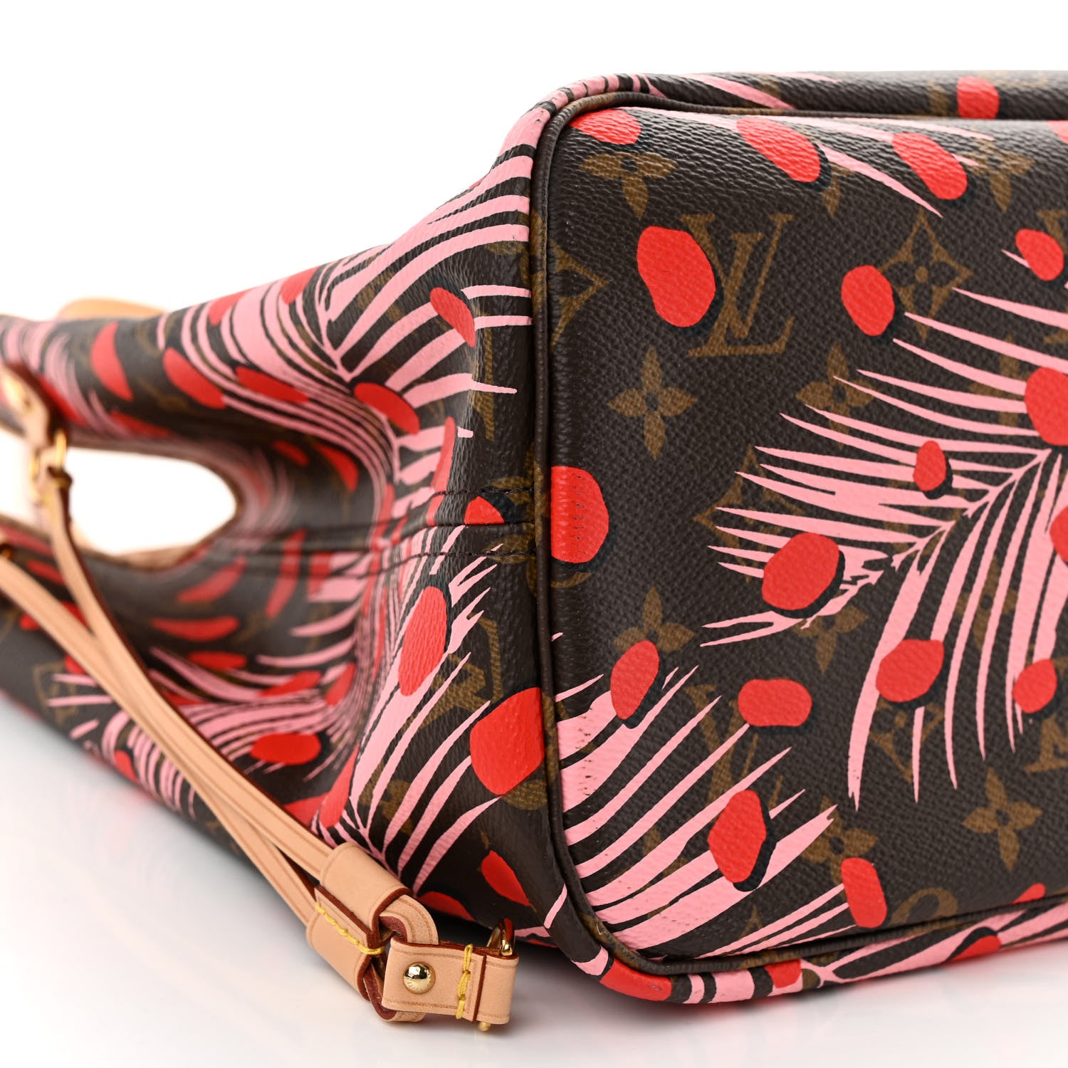 Louis Vuitton Monogram Jungle Dots Neo Neverfull MM Sugar Pink Poppy 9 of 10