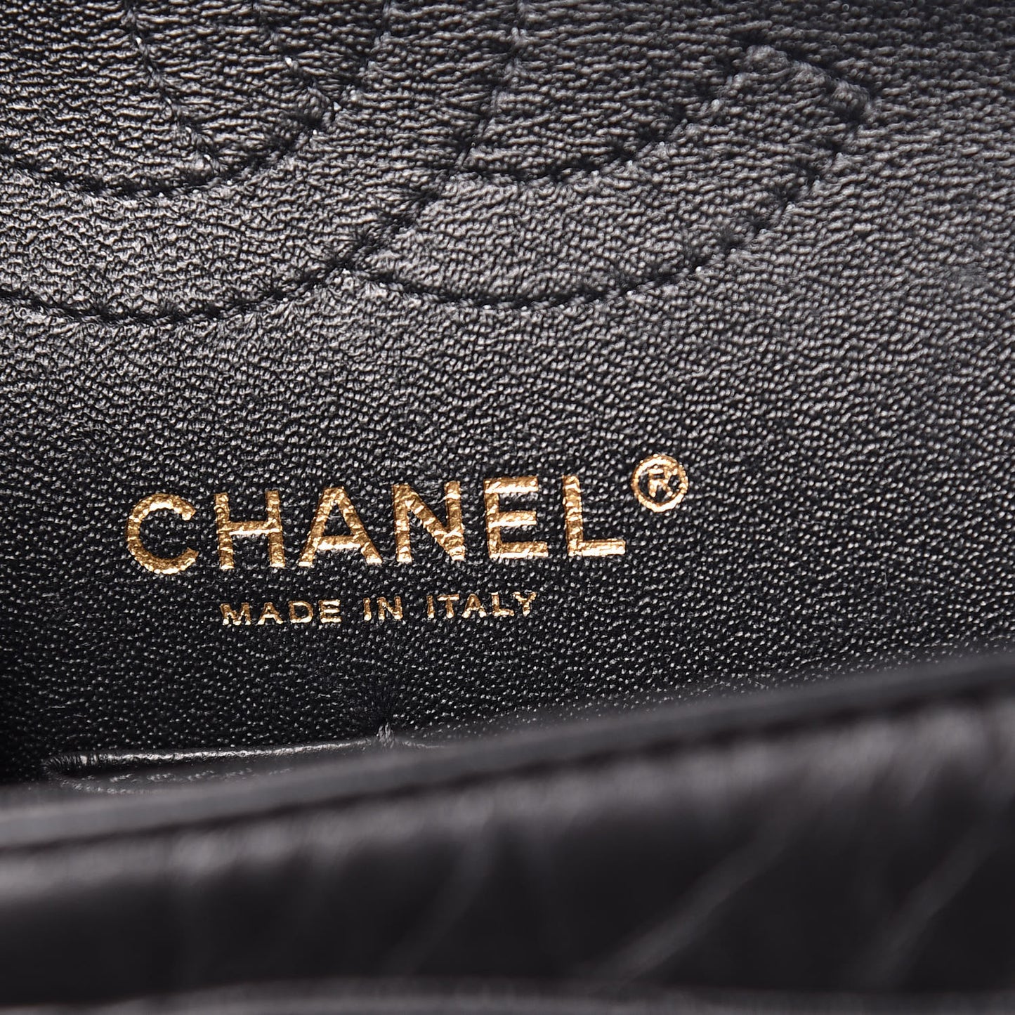 Aged Calfskin Quilted 2.55 Reissue 224 Flap Black