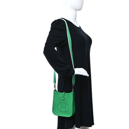 Hermes Taurillon Clemence Amazone Evelyne TPM Vert Comics Vert Fizz 2 of 9