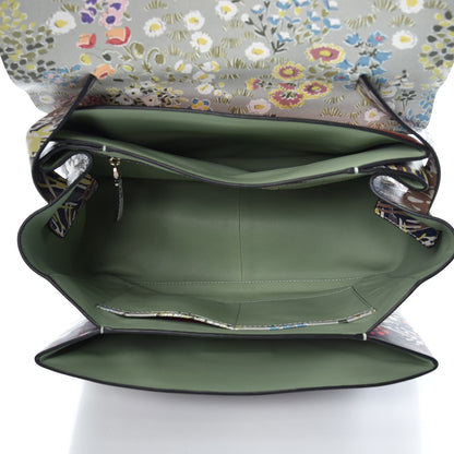 Valentino Garavani Calfskin Garden Couture Printed Small Mime Top Handle Bag Multicolor 5 of 13