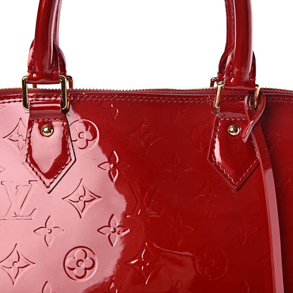 Louis Vuitton Vernis Alma MM Pomme D'Amour 10 of 14