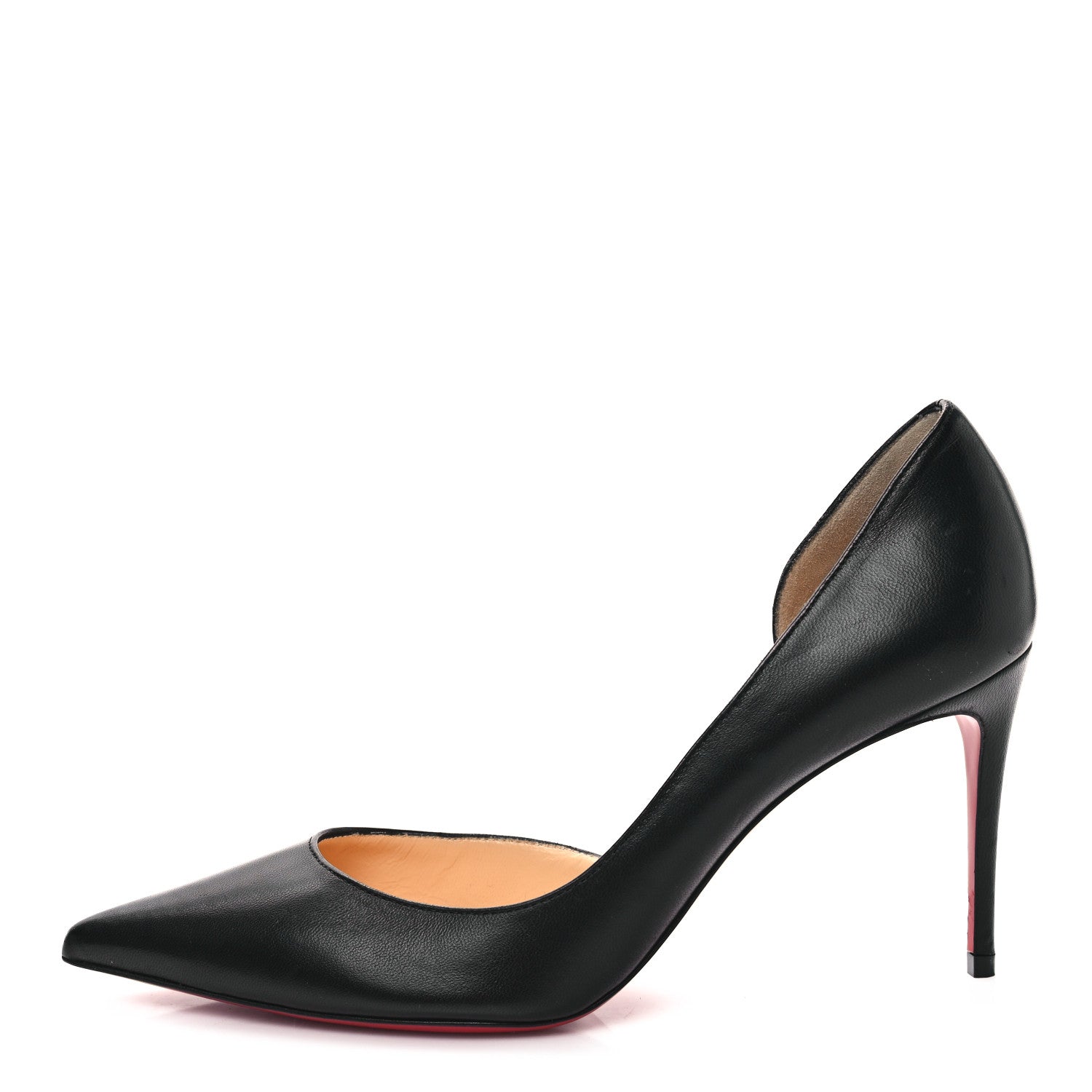Christian Louboutin Shiny Nappa Iriza 100 Pumps 38 Black 1 of 9