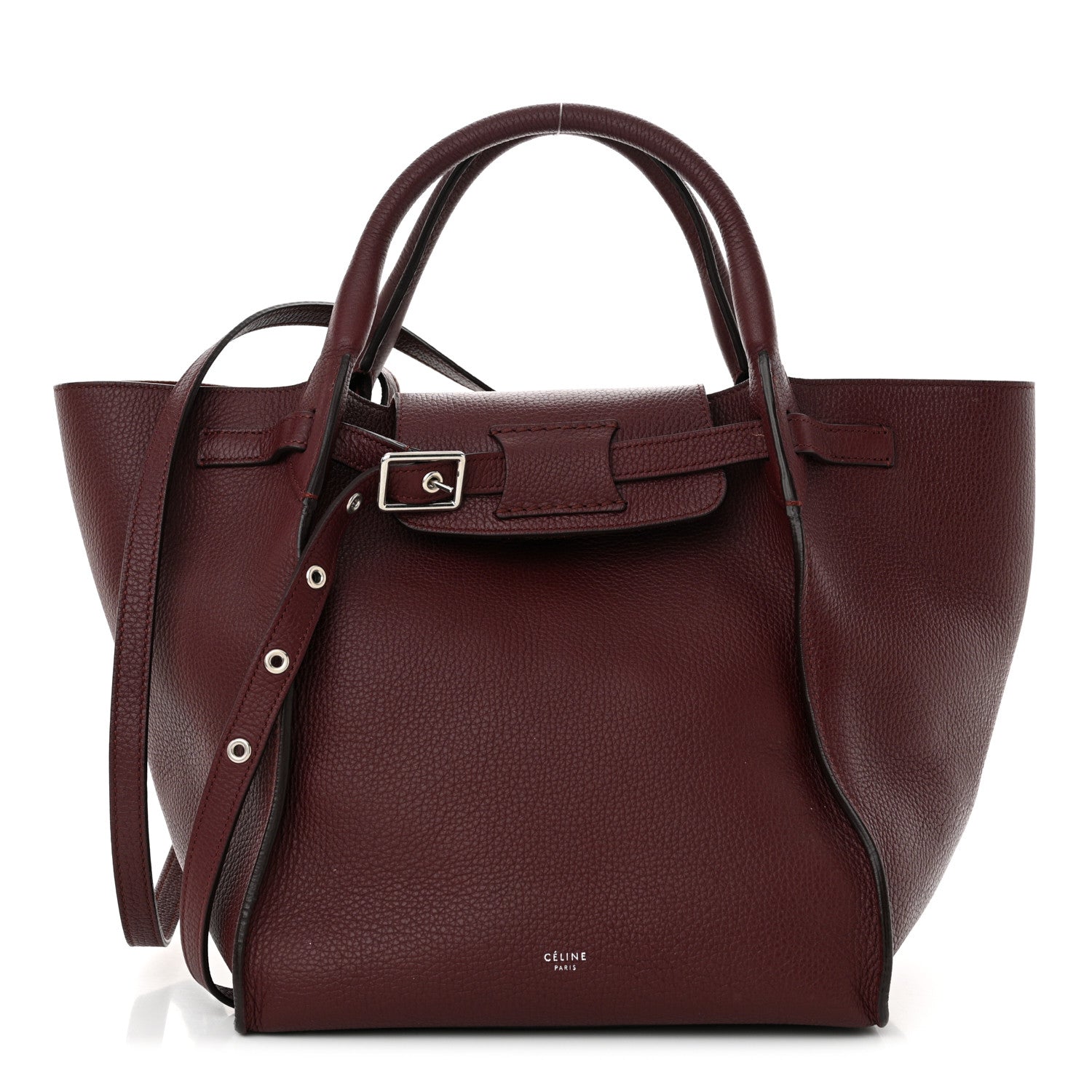 Celine Supple Grained Calfskin Small Big Bag Wine 1 of 13
