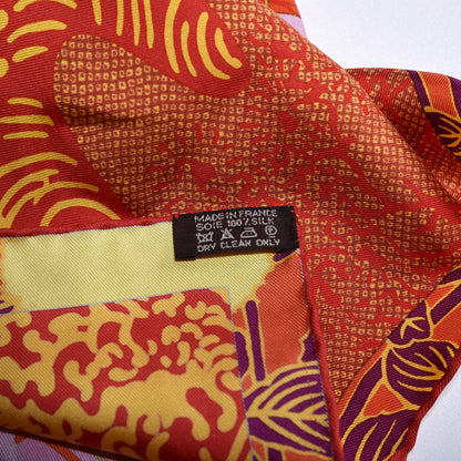Hermes Silk Ex Libris En Monogram Kimonos Scarf 90 4 of 6