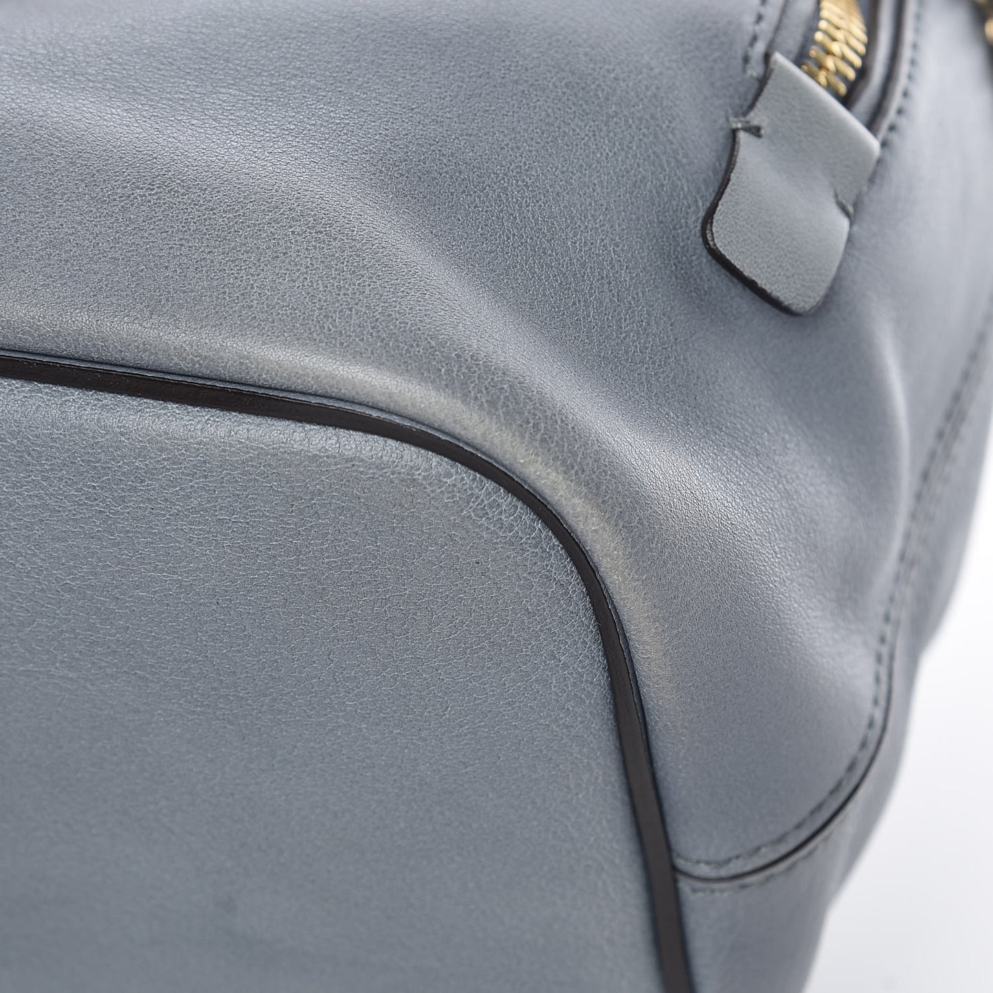 Suede Calfskin Small Faye Backpack Cloudy Blue