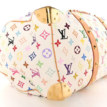 Louis Vuitton Monogram Multicolor Keepall 45 White 7 of 17