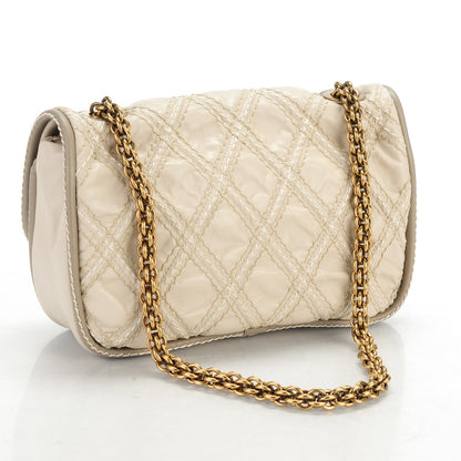 Chanel Calfskin Stitch Triptych Flap Beige 3 of 7
