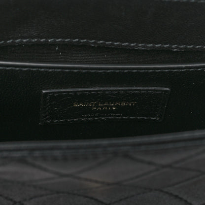 Saint Laurent Lambskin Quilted Monogram Mini Nolita Black 6 of 10