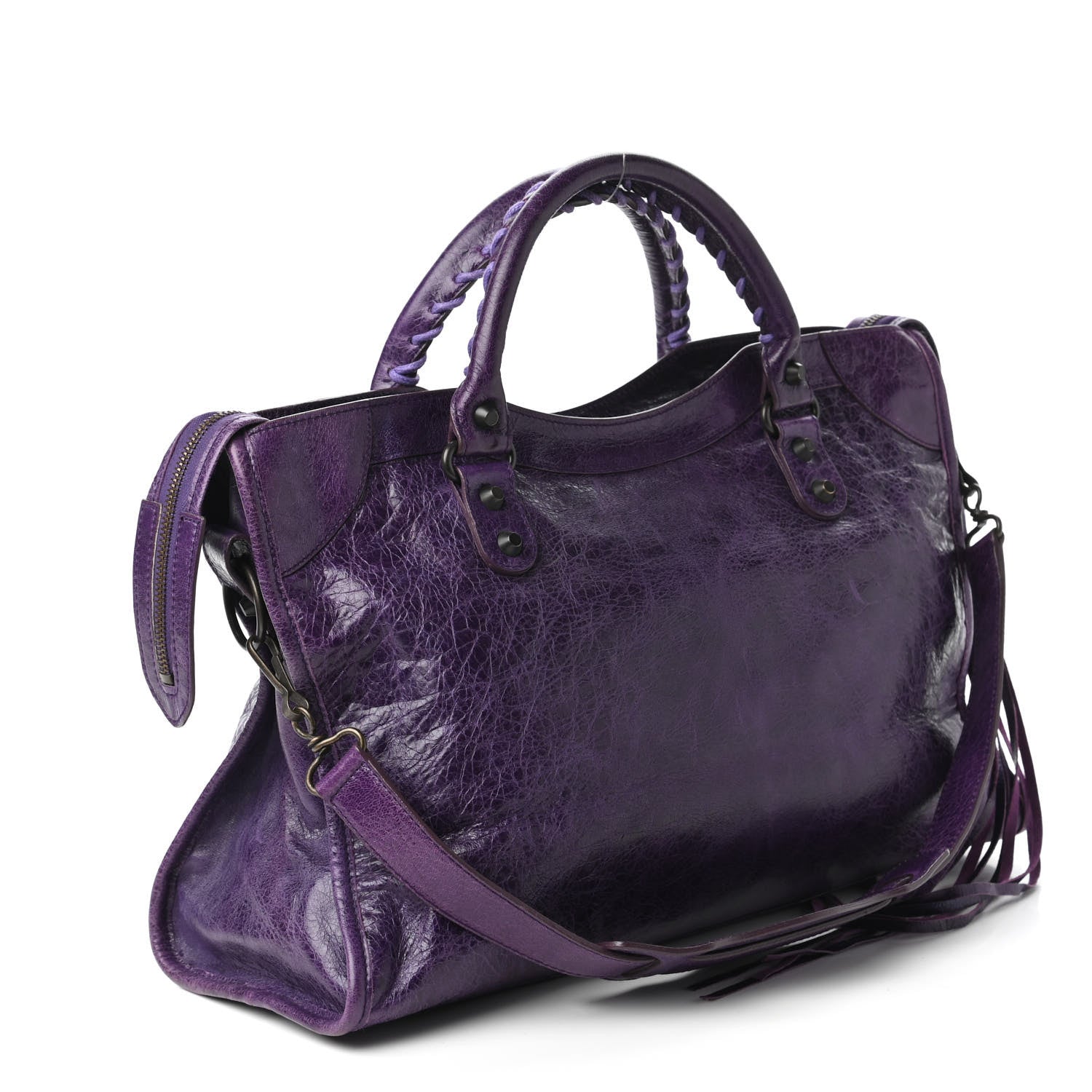 Balenciaga Agneau Classic Hardware City Sapphire 3 of 10