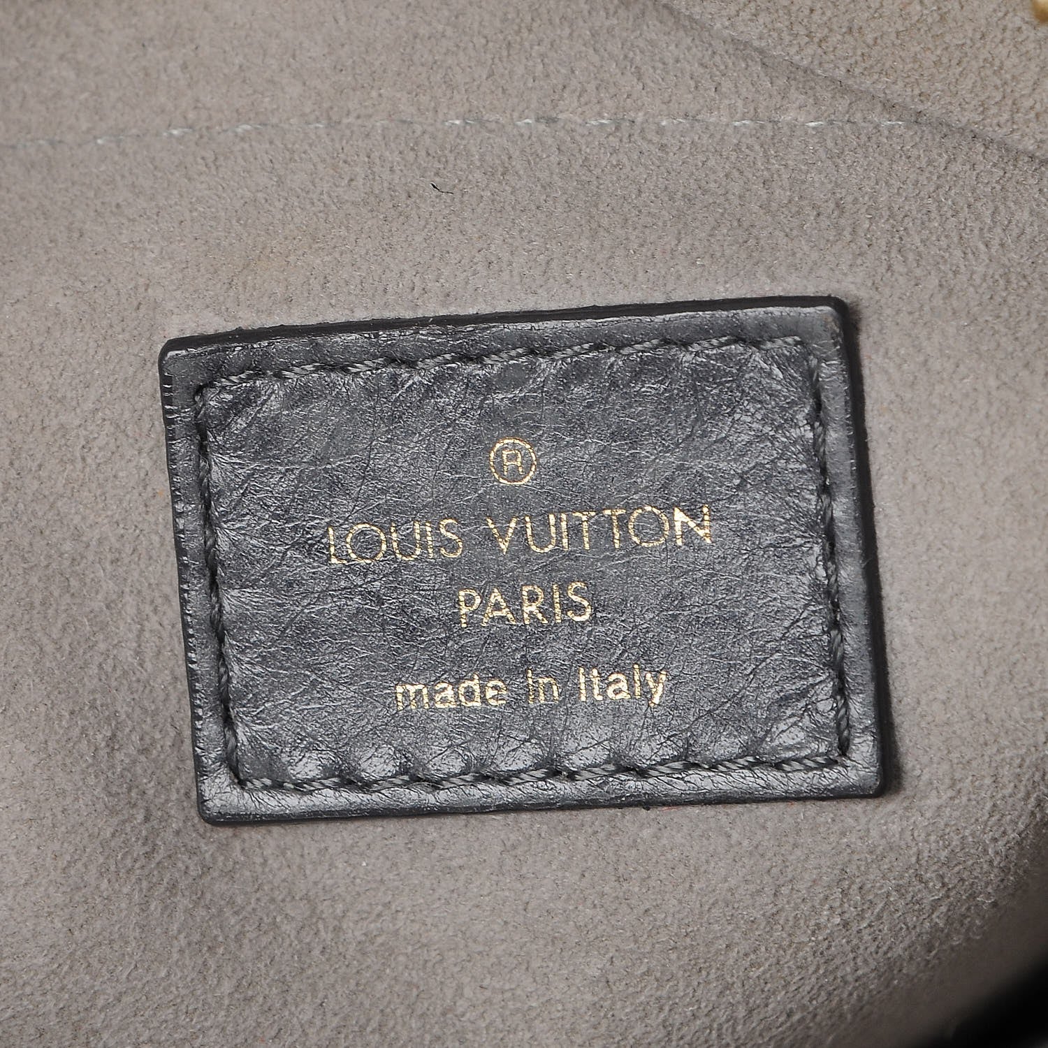 Louis Vuitton Lambskin Olympe Nimbus PM Anthracite 6 of 7