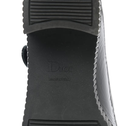 Christian Dior Crinkled Calfskin D-Doll 55mm Pumps 37.5 Black 6 of 9