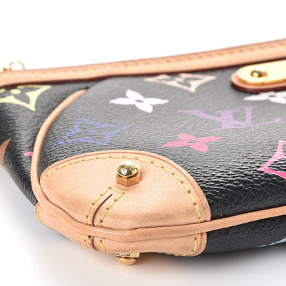 Louis Vuitton Monogram Multicolor Pochette Milla MM Black 8 of 9