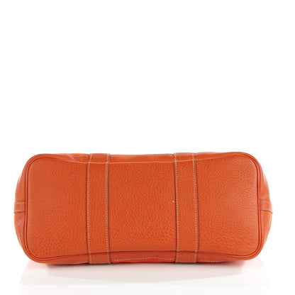Hermes Toile Buffle Garden Party Tote 30 Potiron 9 of 13