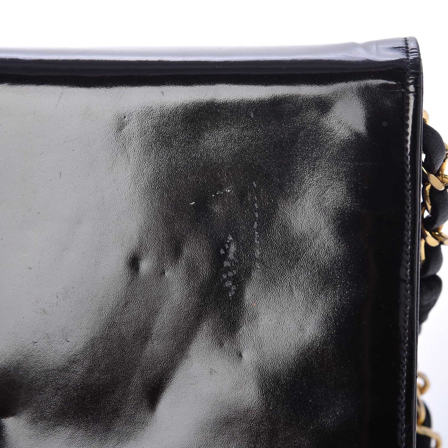 Chanel Patent Small Single Flap Black 9 of 18
