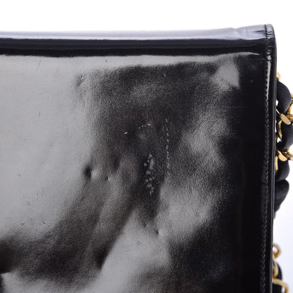 Chanel Patent Small Single Flap Black 9 of 18
