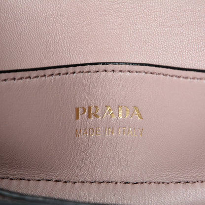 Prada Saffiano Cuir Medium Double Bag Black Mughetto 6 of 6