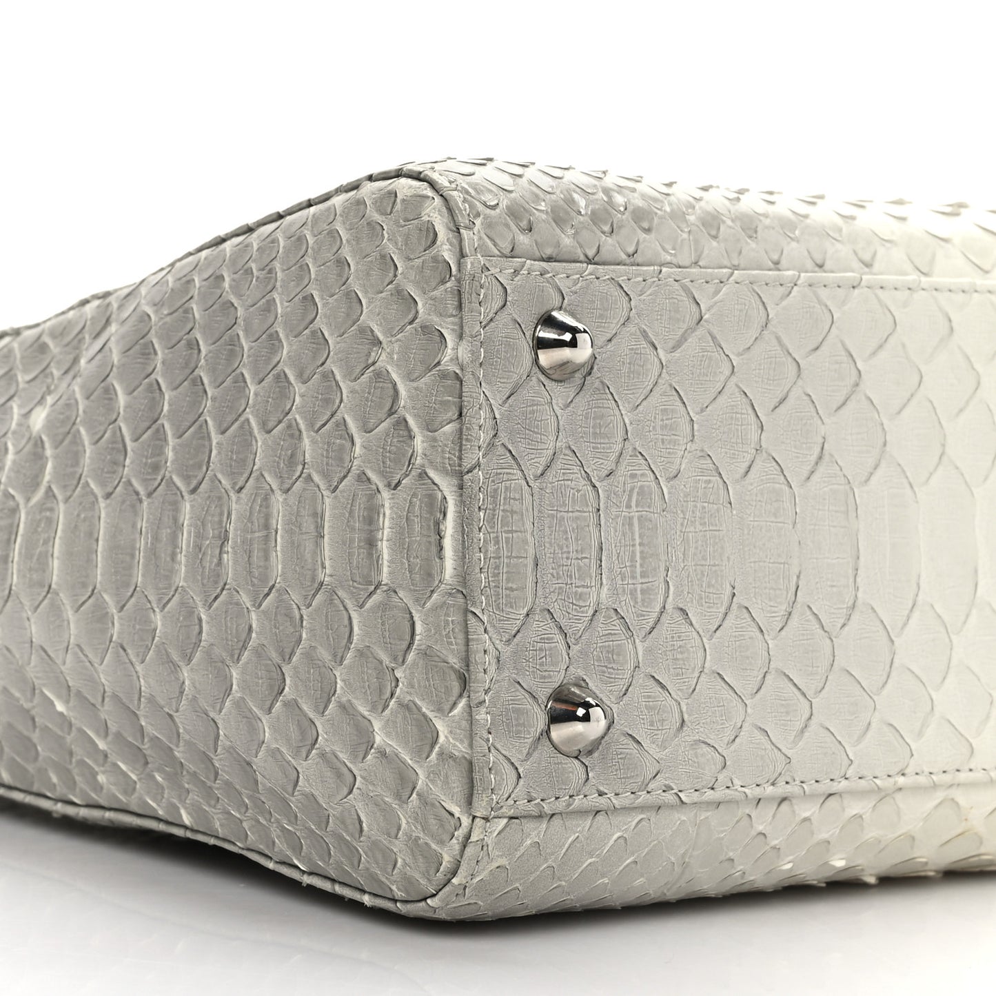 Snakeskin Large Lady Dior Beige Ombre